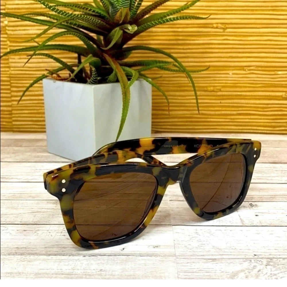 NEW Komono sunglasses Allen Tortoise Demi Brown Tan